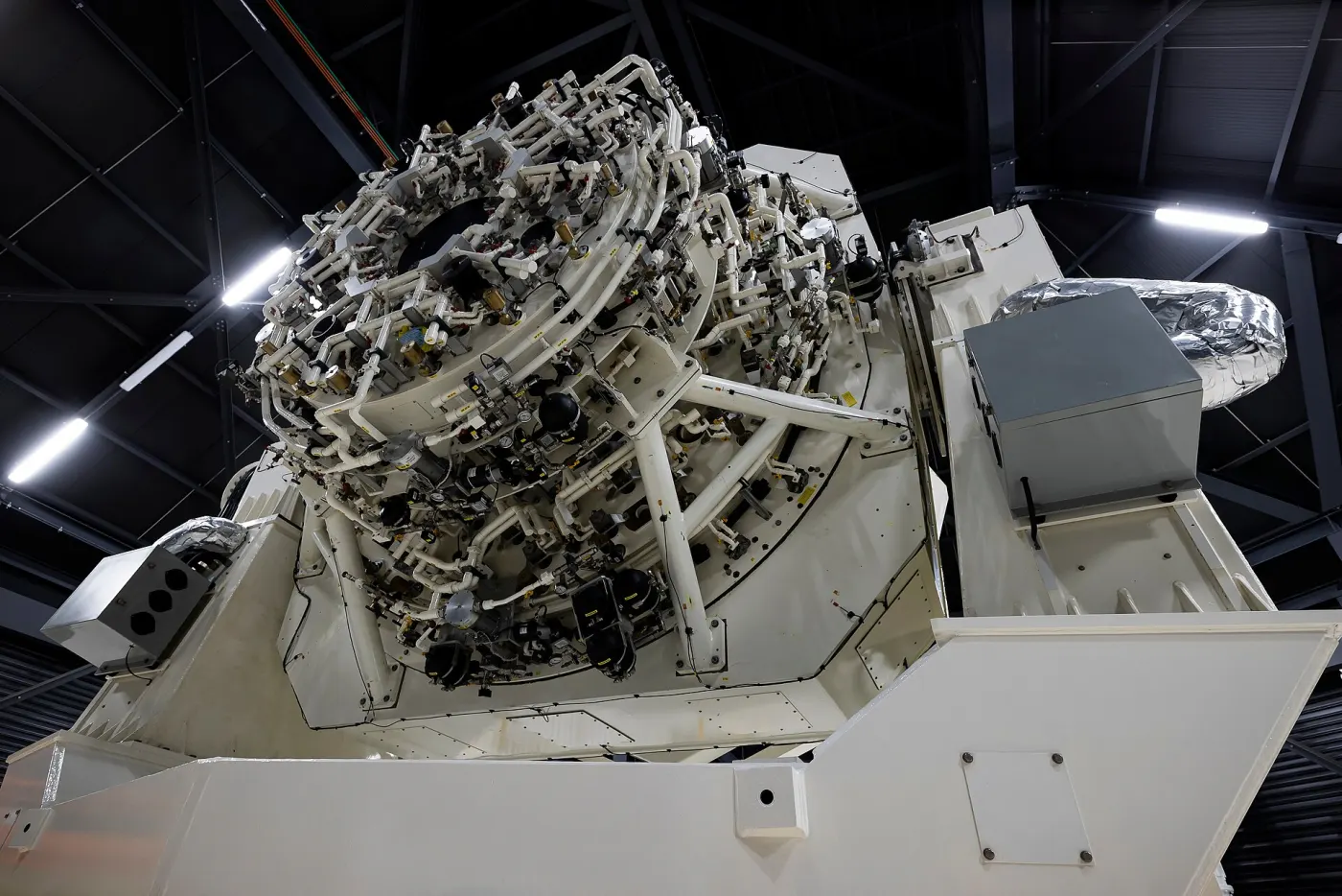 The Space Surveillance Telescope mount inside its dome in Western Australia